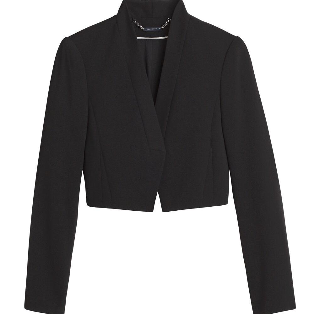 Cropped Tux Jacket from White House Black Market / Size 6 / NWT
